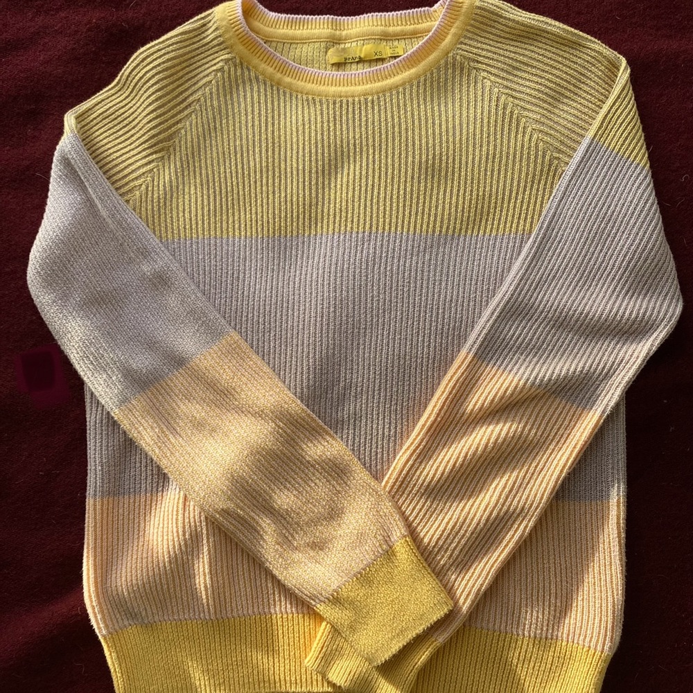 Prana Branagan color block raglan sweater XS